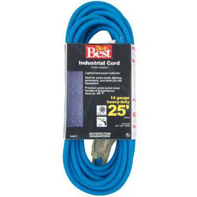 Do it Best 25 Ft. 14/3 Industrial Outdoor Extension Cord