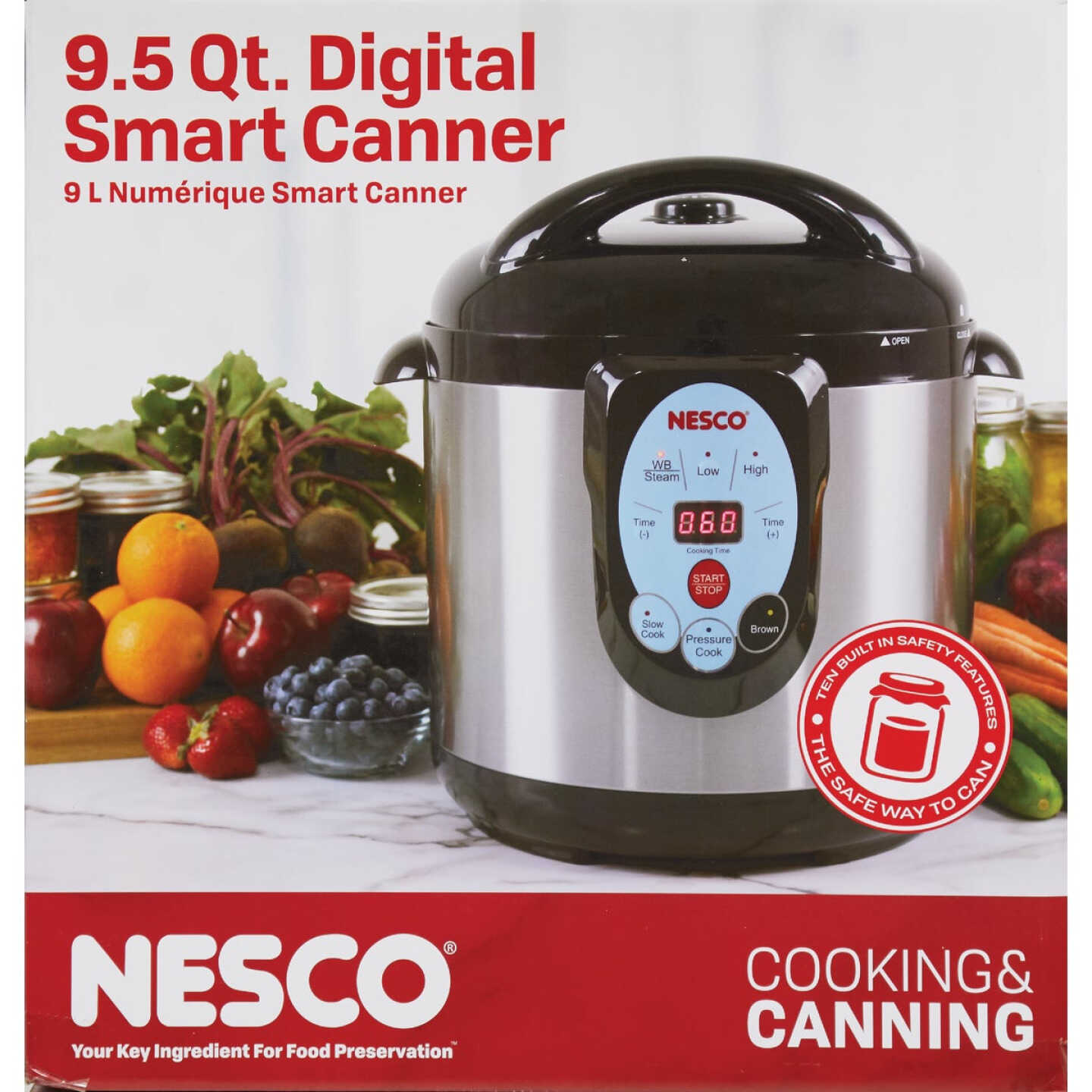 Nesco 6-Quart Programmable Electric Pressure Cooker at